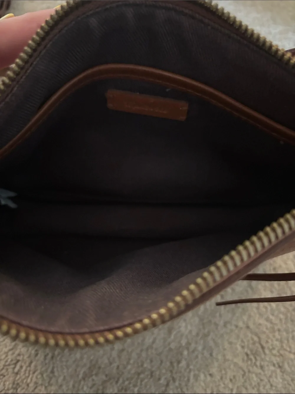 Madewell Cognac Leather Crossbody Bag - Picture 5 of 5